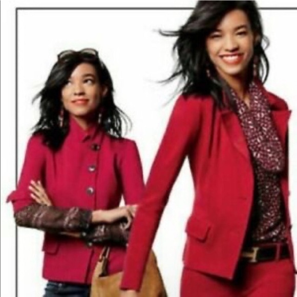 Cabi 3175 Outing Blazer Ponte jacket Ruby Red - Picture 1 of 7